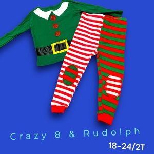 Elf on a shelf pj Christmas pajamas 18-24mth 2T